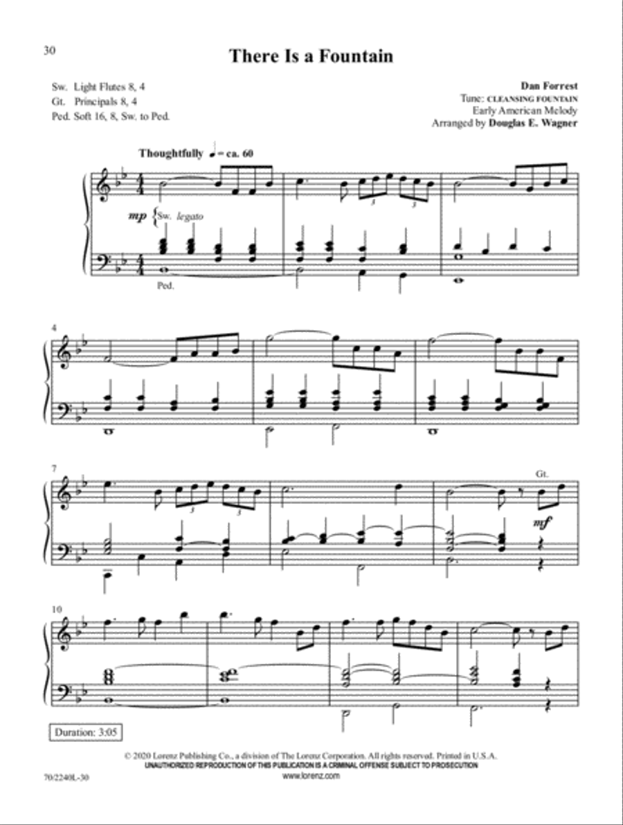 Music for Worship, Vol. 2 Organ Solo scores gallery preview page 10