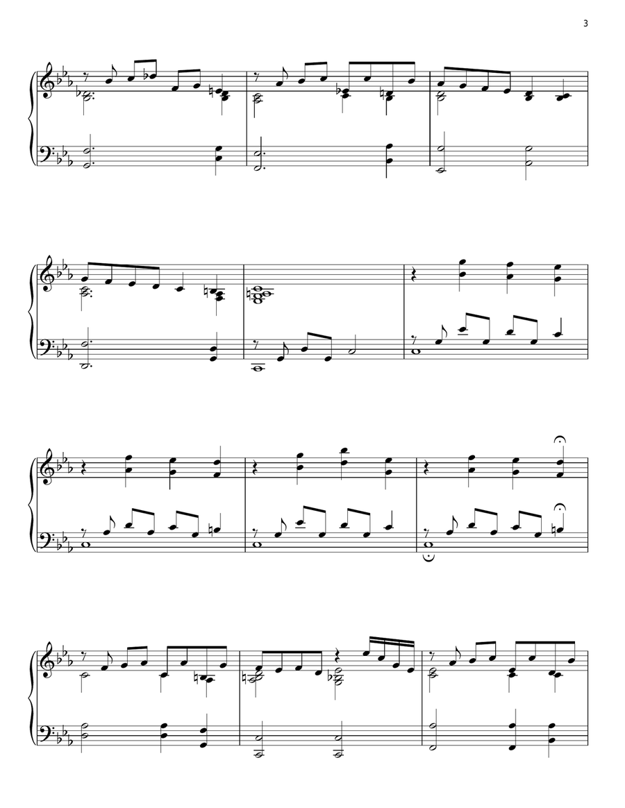You Must Believe In Spring Piano Solo scores gallery preview page 3