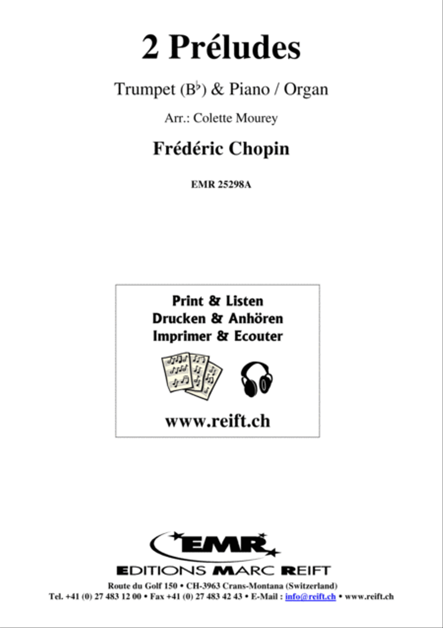 2 Preludes Trumpet Solo scores gallery preview page 2