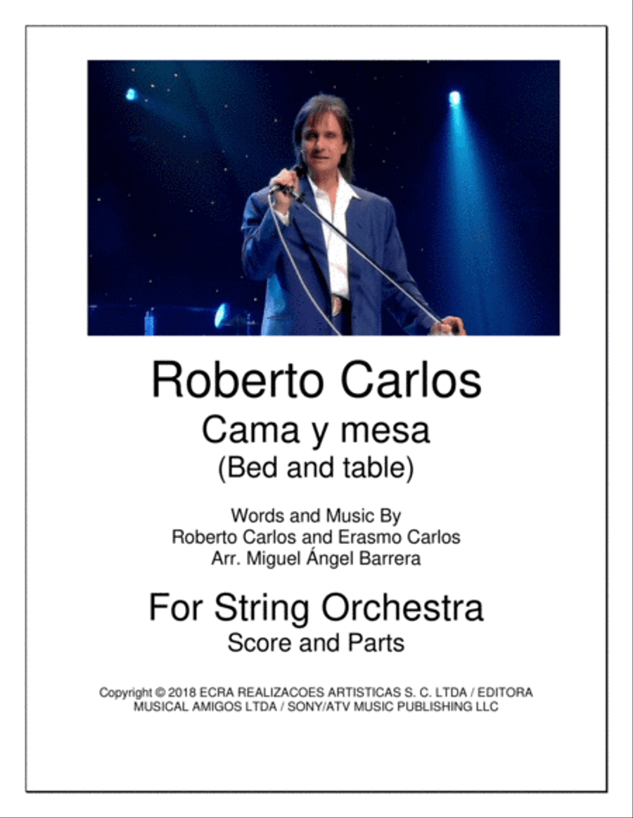 Cama E Mesa String Orchestra scores gallery preview page 1