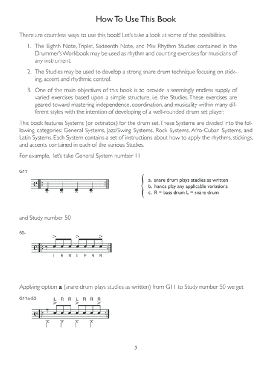 The Drummer's Workbook Drum Set scores gallery preview page 6