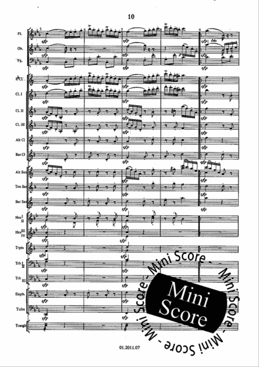 Kinderszenen Concert Band scores gallery preview page 16