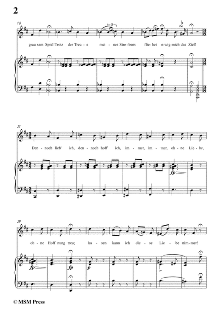 Schubert-Vergebliche Liebe,Op.173 No.3,in b minor,for Voice&Piano image number null