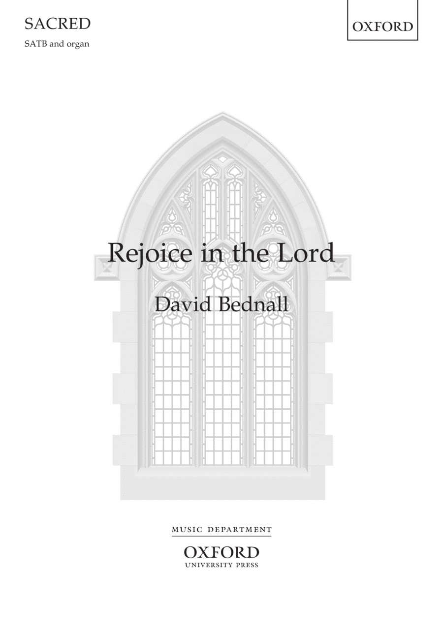 Rejoice in the Lord 4-Part scores gallery preview page 1