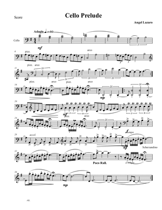 Prelude for Cello