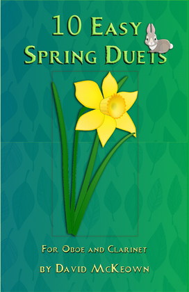 Book cover for 10 Easy Spring Duets for Oboe and Clarinet