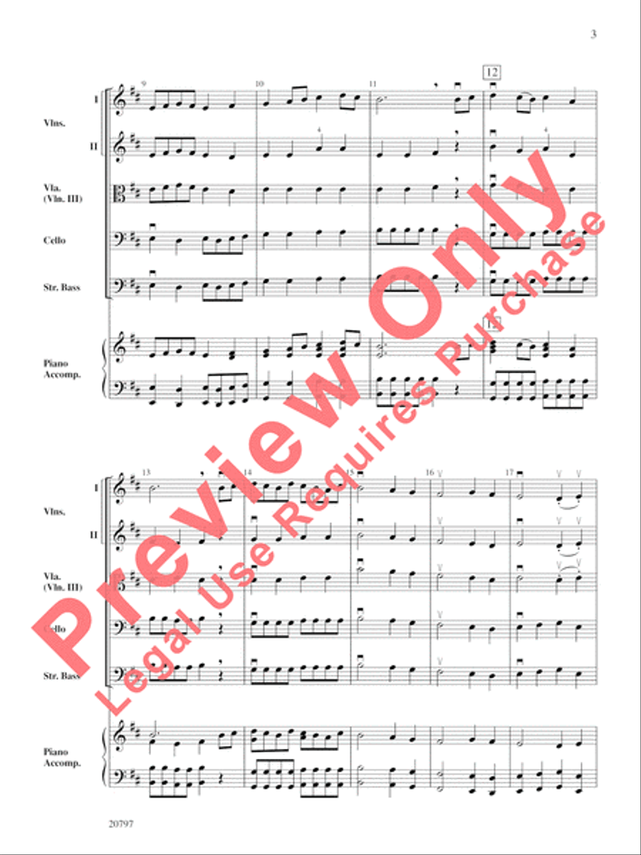 Dragonhunter String Orchestra scores gallery preview page 12
