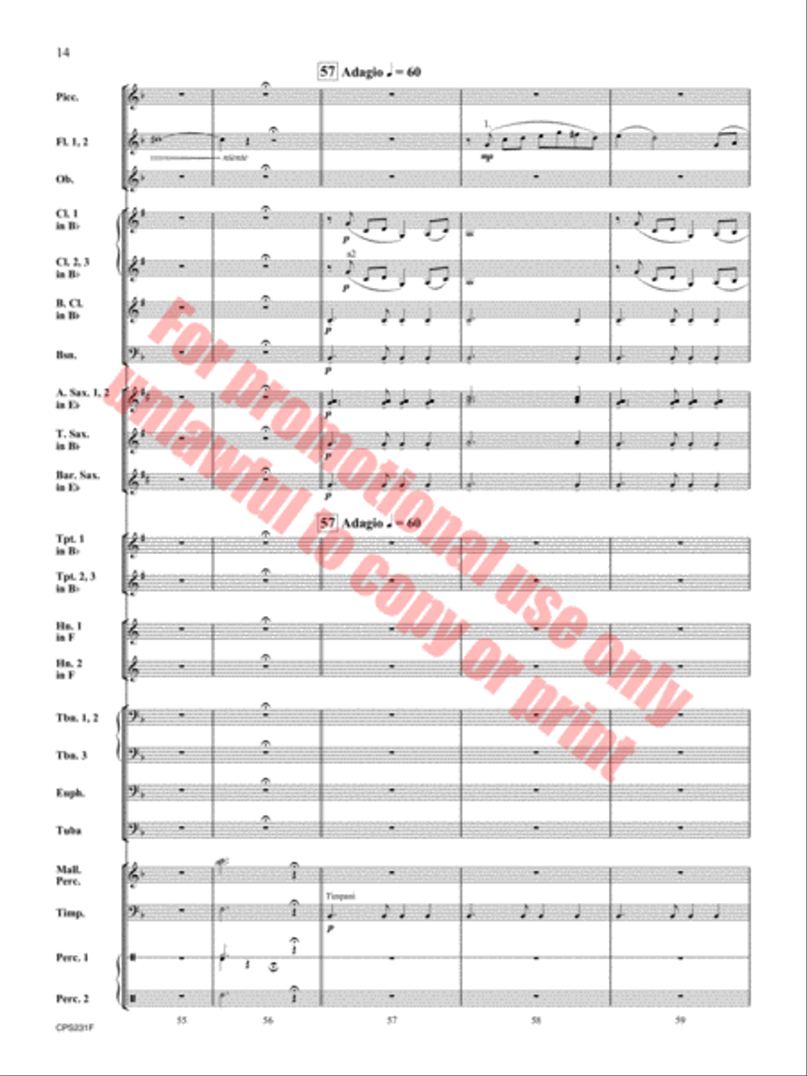 Better Angels Concert Band scores gallery preview page 15