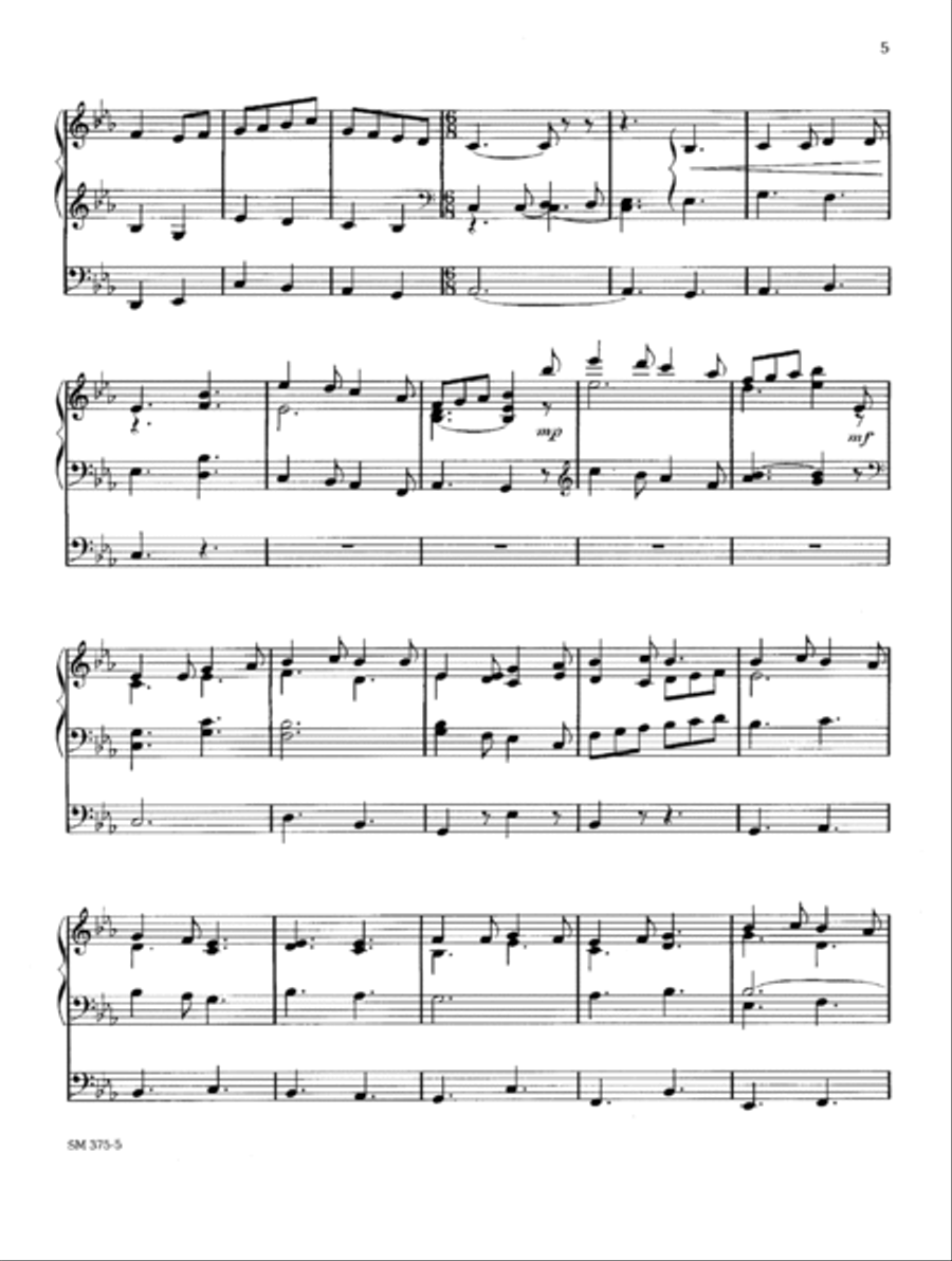 Prelude On Christmas Day Organ scores gallery preview page 5