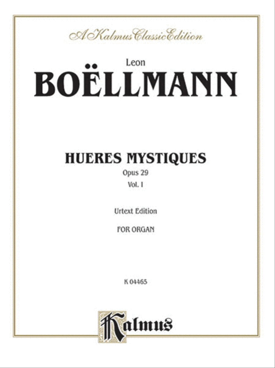 Heures Mystiques (Urtext), Volume I (Op. 29)