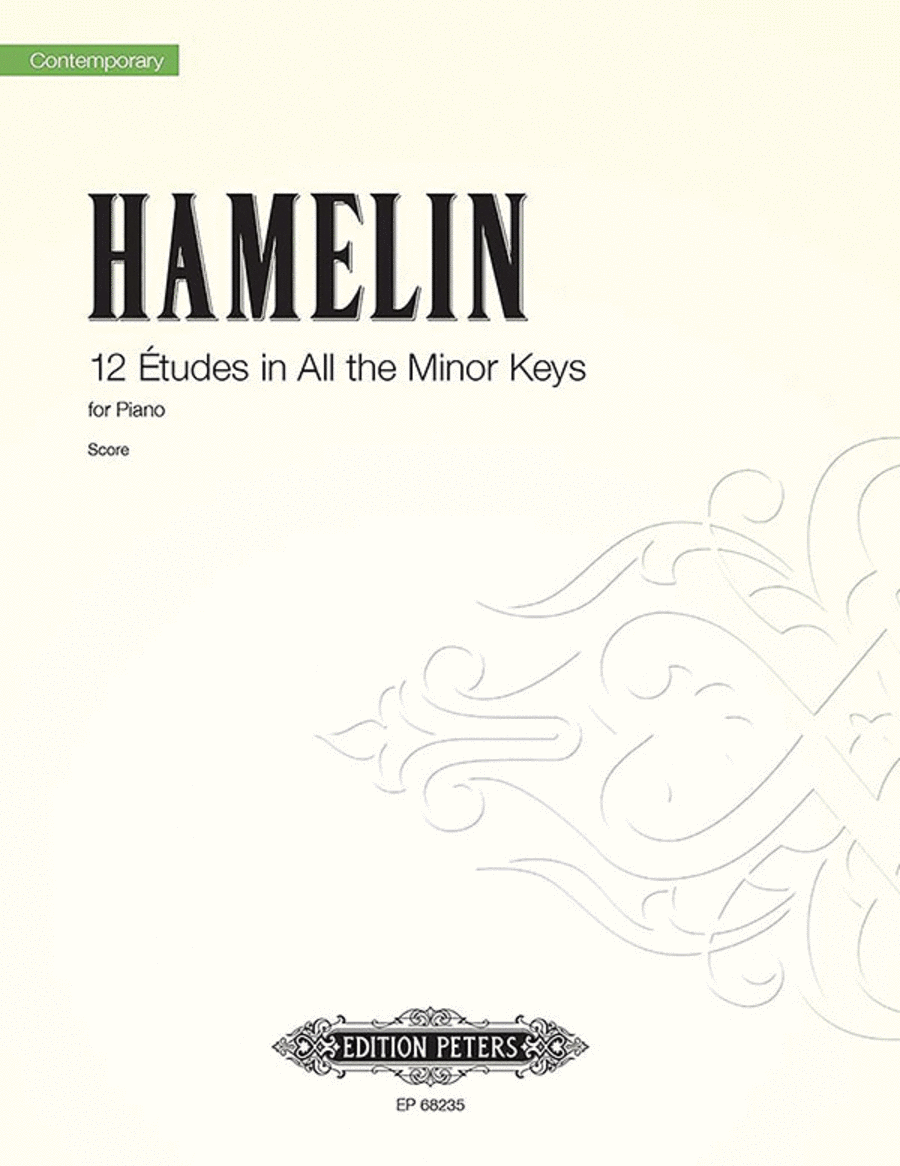 12 Études in All the Minor Keys for Piano Piano scores gallery preview page 1