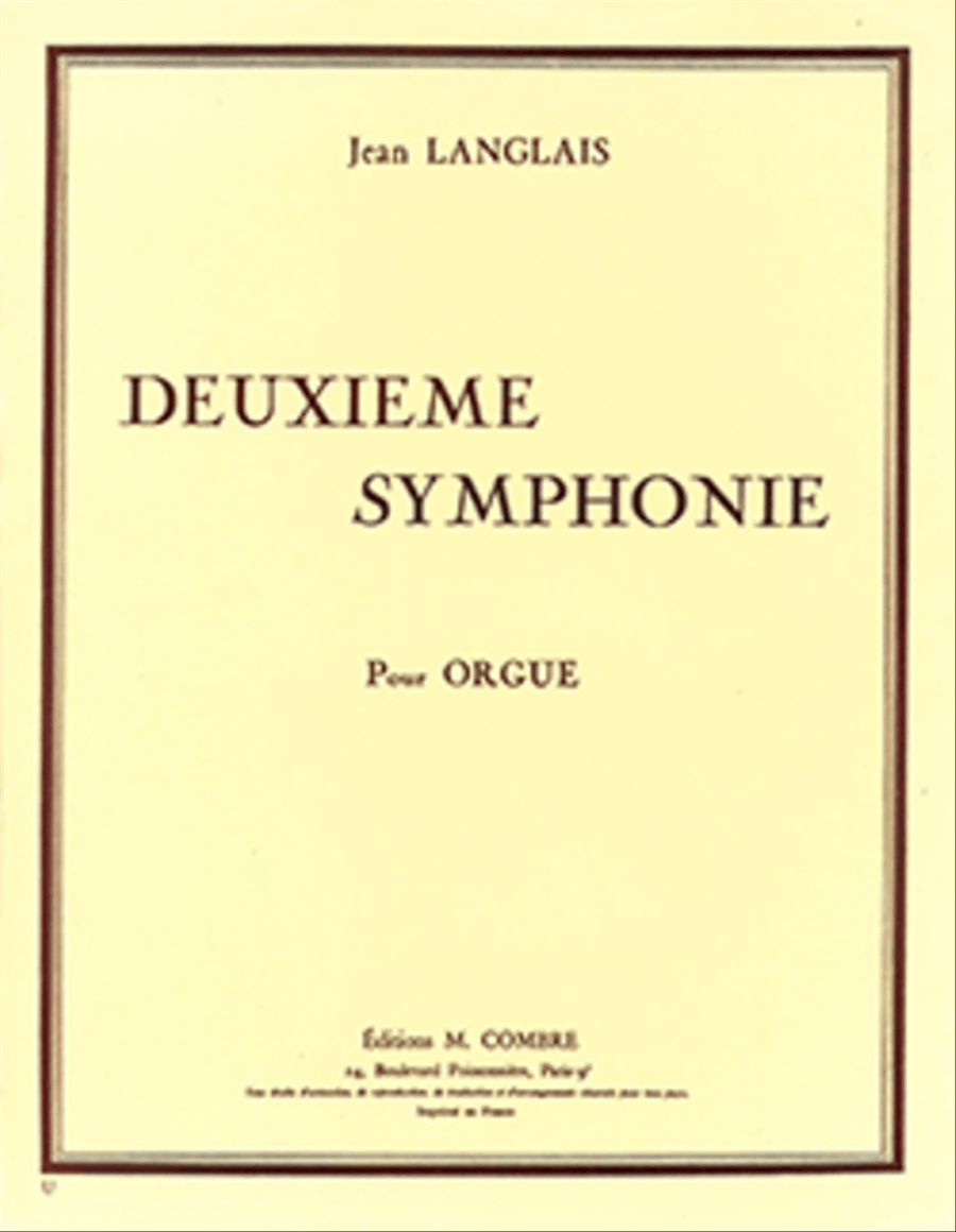 Symphonie No. 2 Organ scores gallery preview page 1