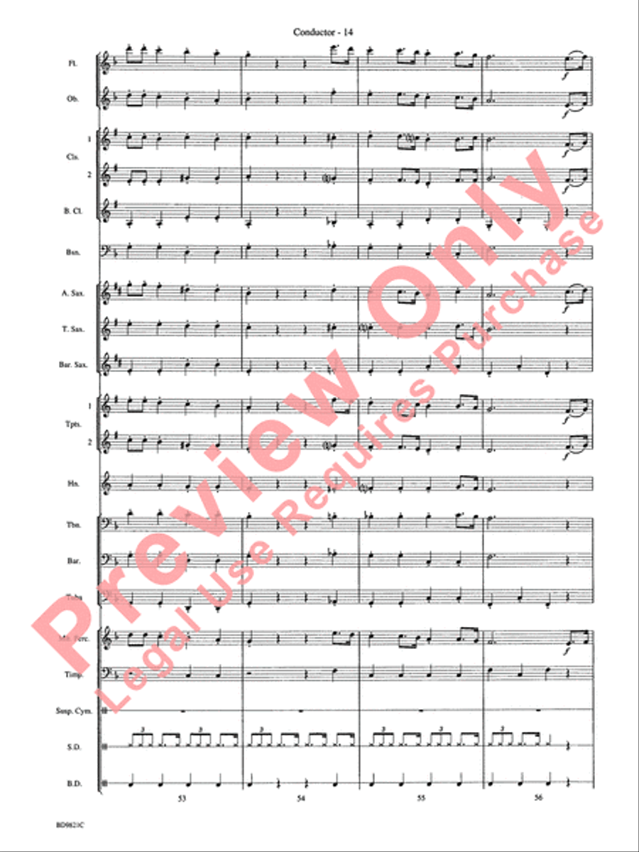 Let It Snow! Let It Snow! Let It Snow! Concert Band scores gallery preview page 17