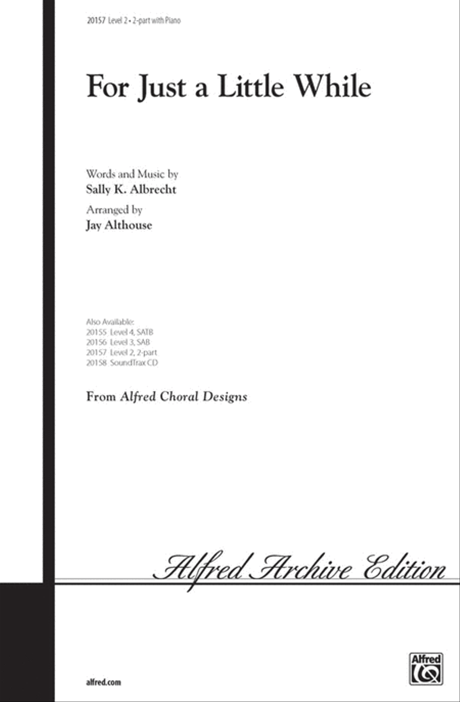 For Just a Little While 2-Part scores gallery preview page 1