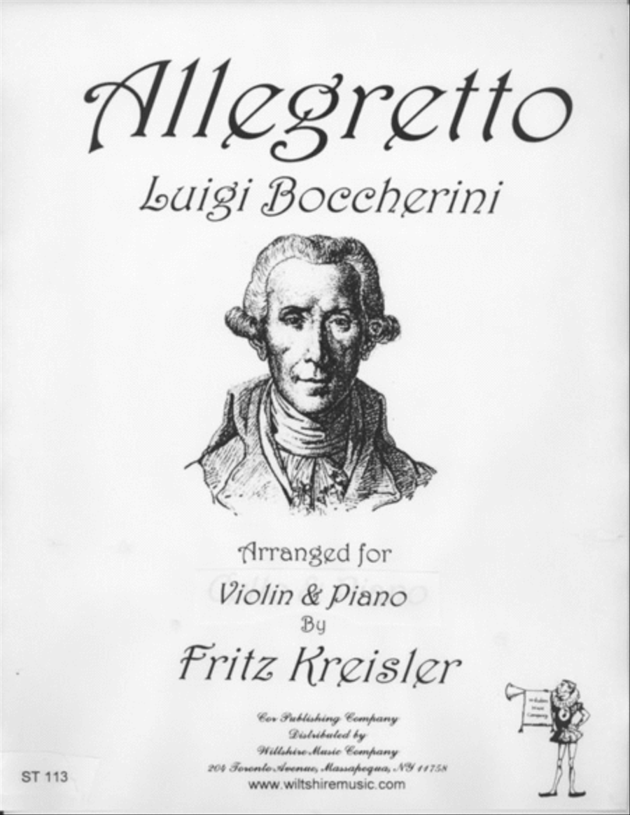 Allegretto Violin Solo scores gallery preview page 1