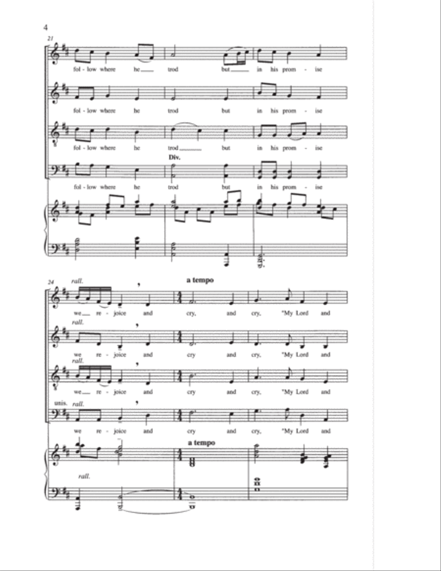 We Walk By Faith We Walk By Faith 4-Part scores gallery preview page 6