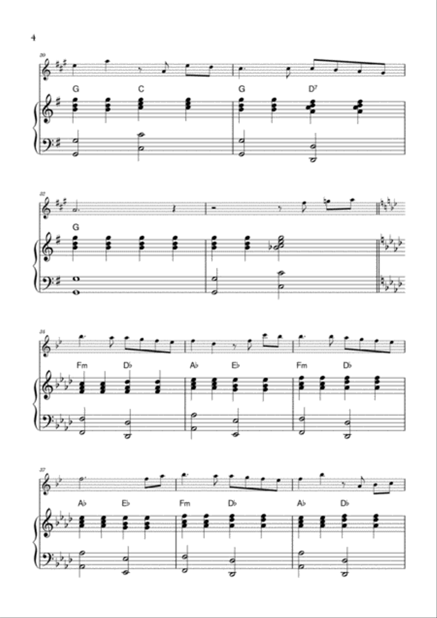 You Raise Me Up Trumpet Solo scores gallery preview page 4