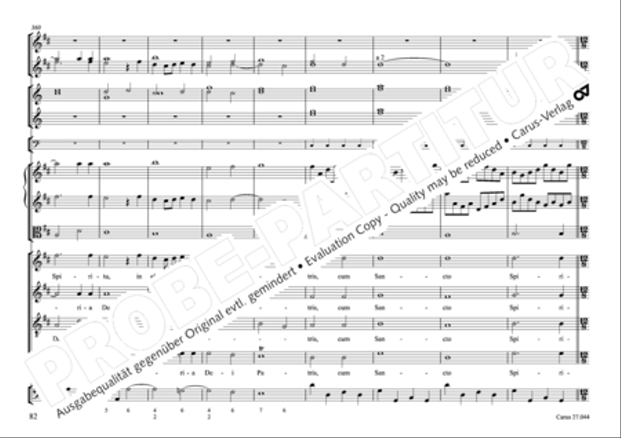Messa per il Santissimo Natale 4-Part scores gallery preview page 73