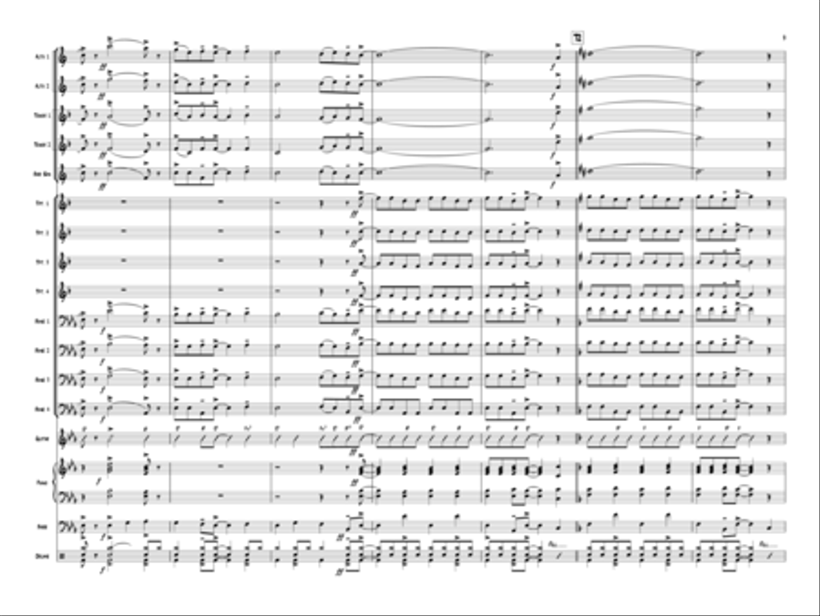 Joy To The World Jazz Ensemble scores gallery preview page 10