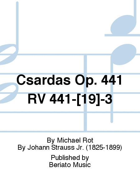 Csárdás Op. 441 RV 441-[19]-3