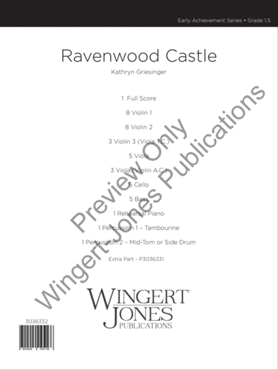 Ravenwood Castle (Score) Ravenwood Castle (Score) String Orchestra scores gallery preview page 2