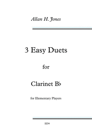3 Easy Duets for Clarinet Bb