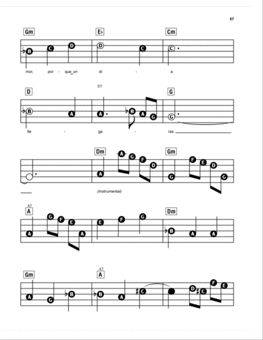 Un Dia Llegara Un Dia Llegara Electronic Keyboard scores gallery preview page 4