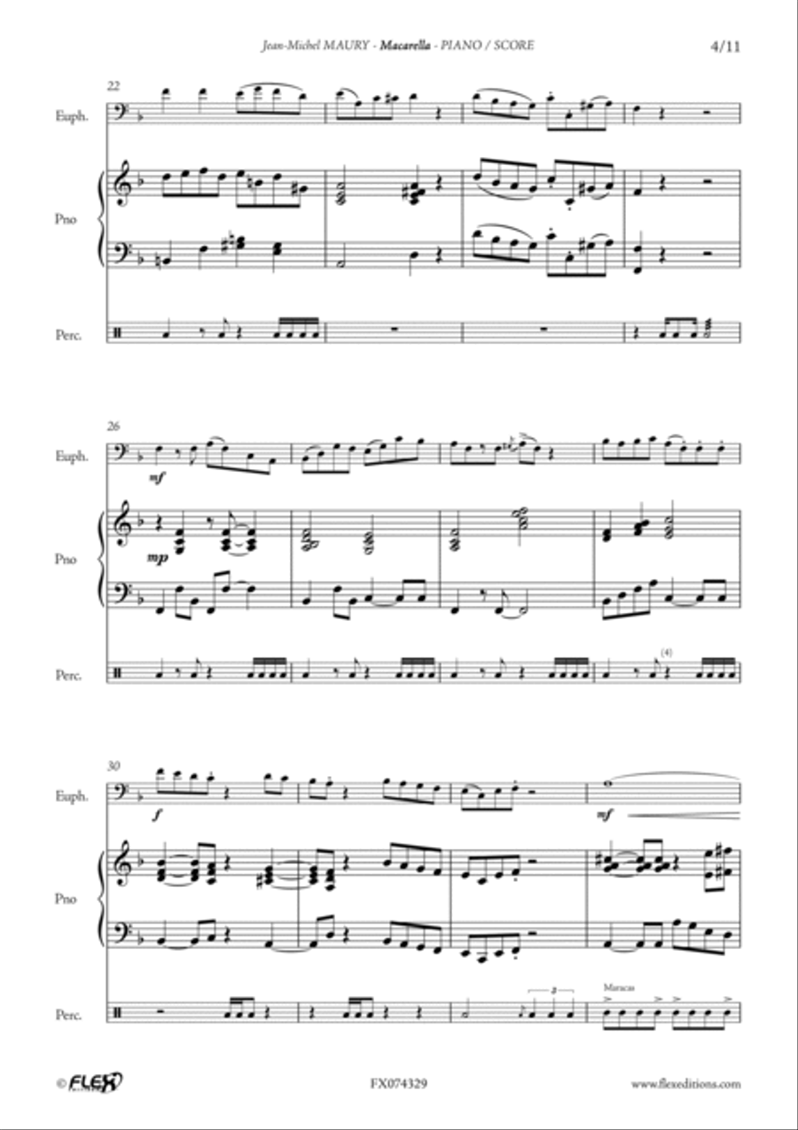 Macarella Macarella Euphonium scores gallery preview page 4
