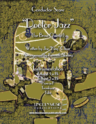 Book cover for Doctor Jazz (for Brass Quintet)