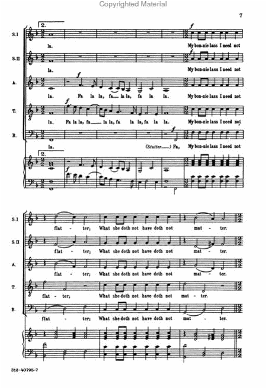 <br>Sheet music extract
