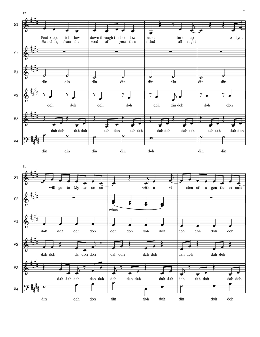 Mykonos 4-Part scores gallery preview page 4