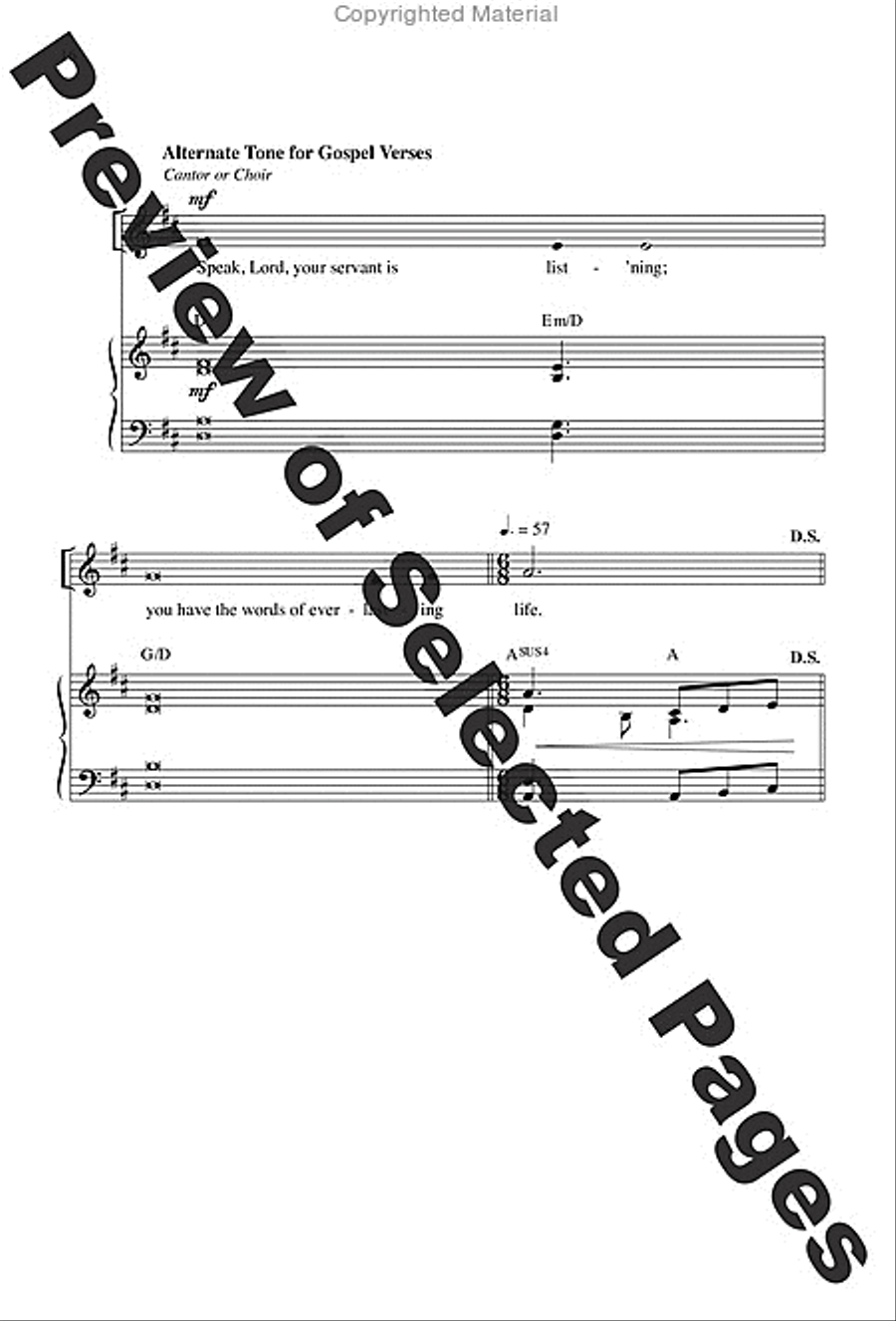 Mass of Joy and Peace - Choral / Accompaniment Edition 3-Part scores gallery preview page 9