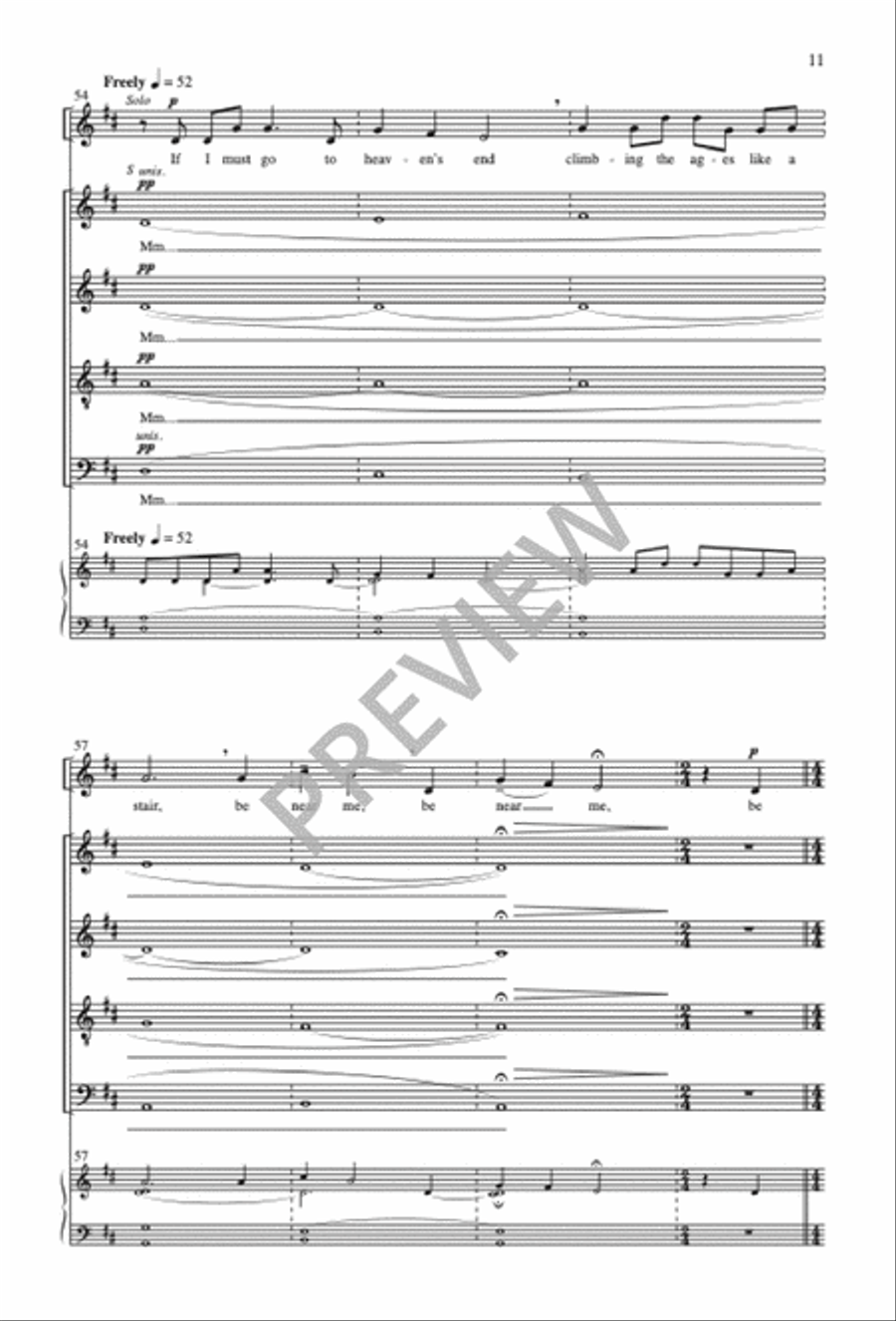 If I Must Go SSATBB scores gallery preview page 12
