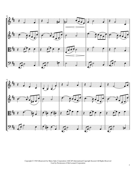 La Vie En Rose - String Quartet image number null
