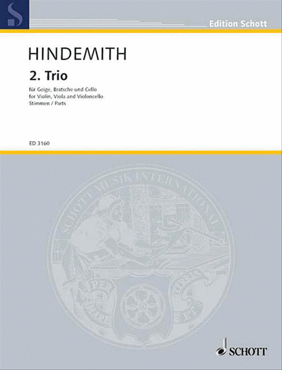 String Trio No. 2 (1933) String Trio scores gallery preview page 1