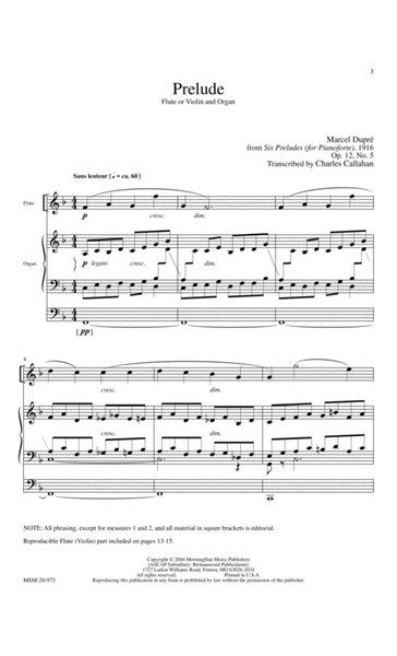 Prelude for Flute or Violin and Organ