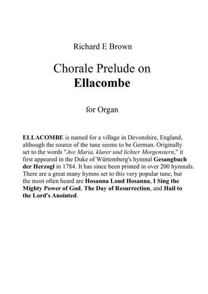Six Chorale Preludes for Organ