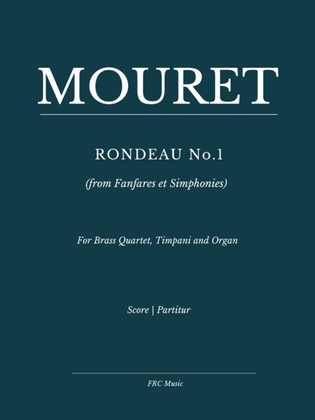 Book cover for Rondeau (from Suite of Symphonies for brass, timpani and Organ - No. 1)
