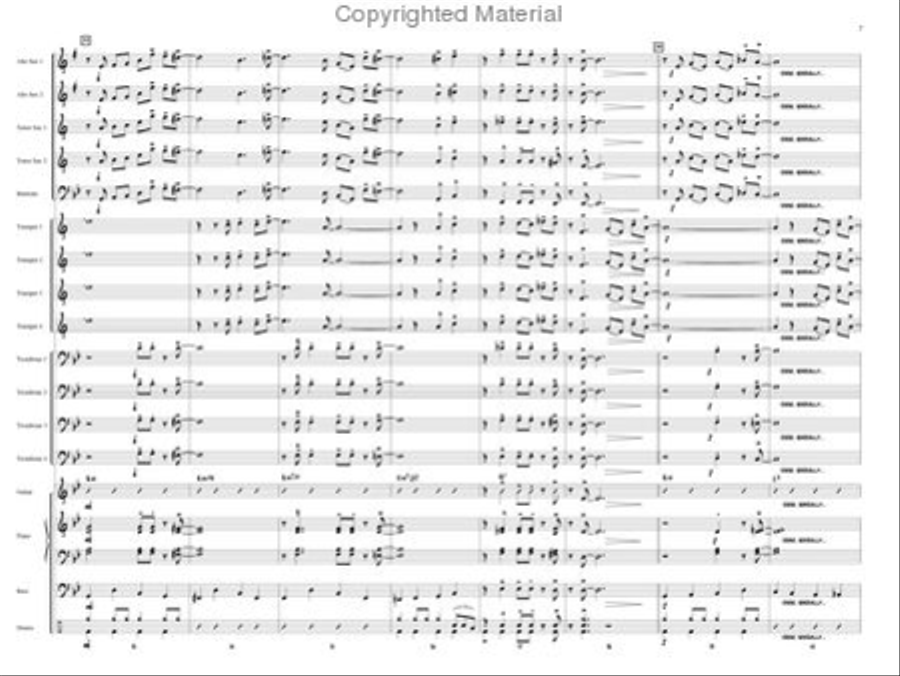 Minor Details Jazz Ensemble scores gallery preview page 6