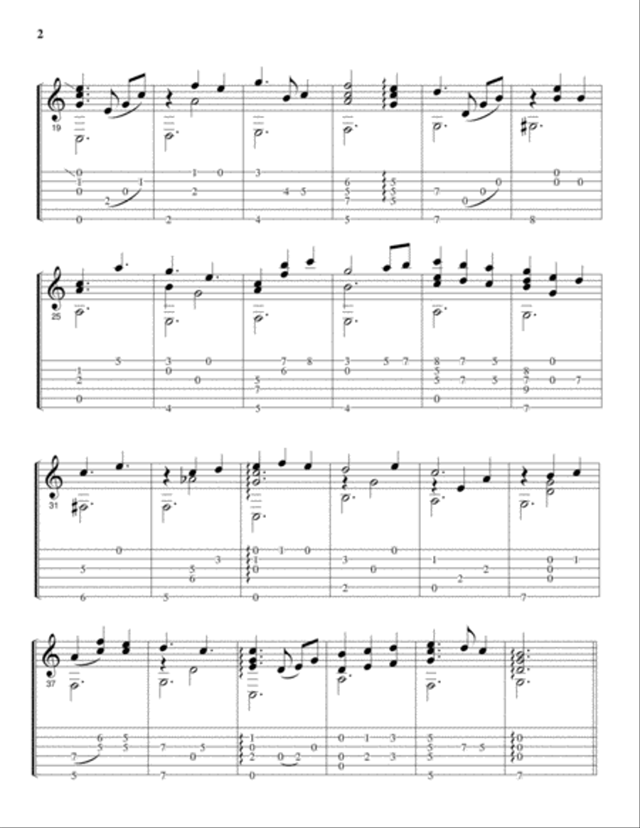 Mourner's Comfort Acoustic Guitar scores gallery preview page 3