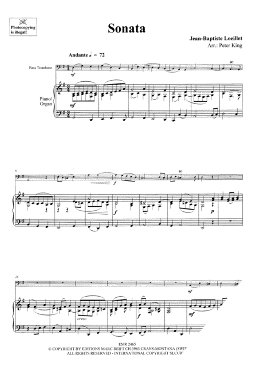 Sonata Trombone scores gallery preview page 3