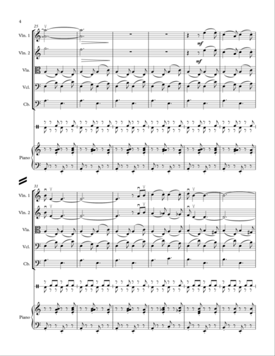 Tarantella for String Orchestra Full Orchestra scores gallery preview page 4