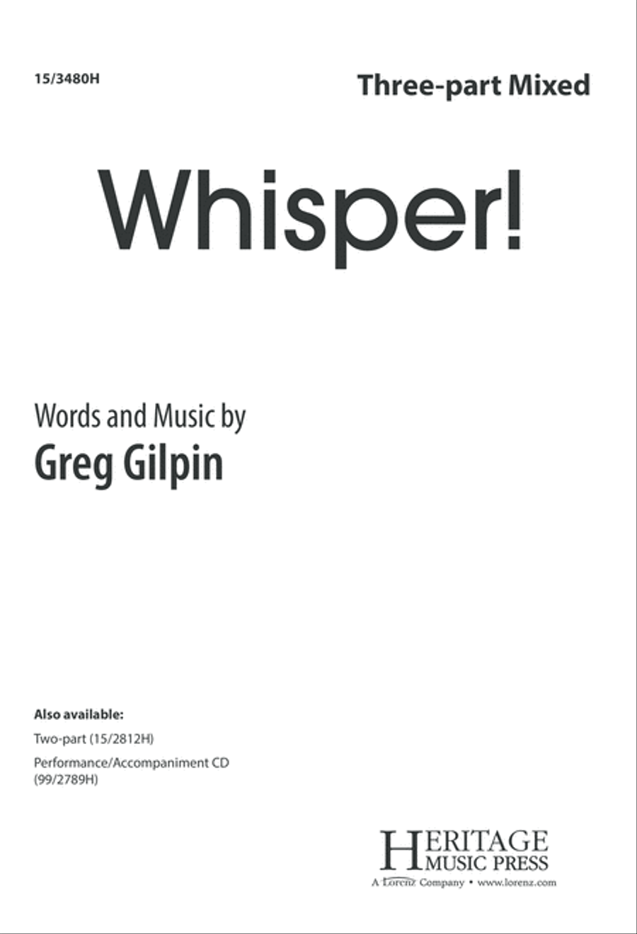 Whisper! 3-Part scores gallery preview page 1