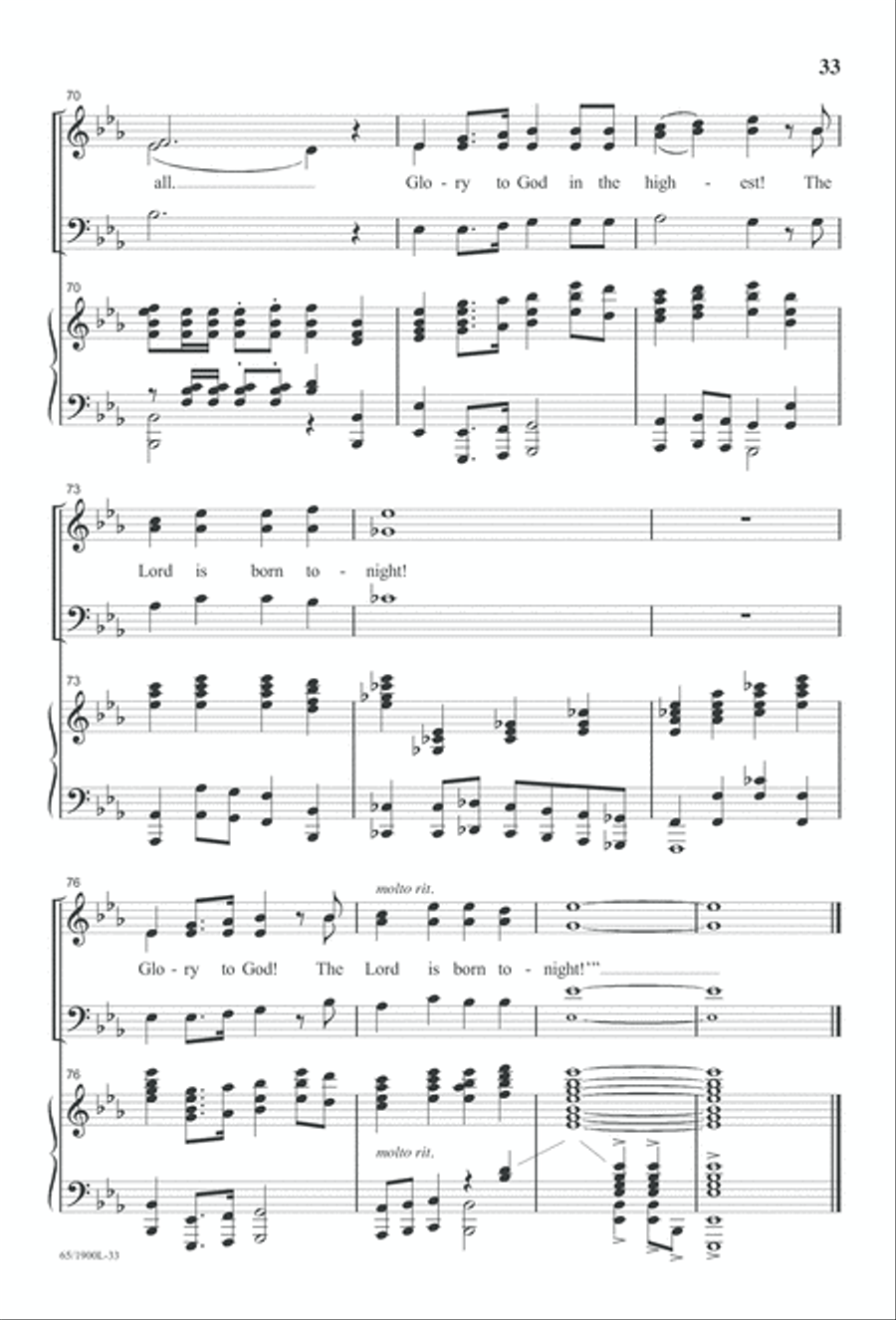 Love's Pure Light 3-Part scores gallery preview page 35