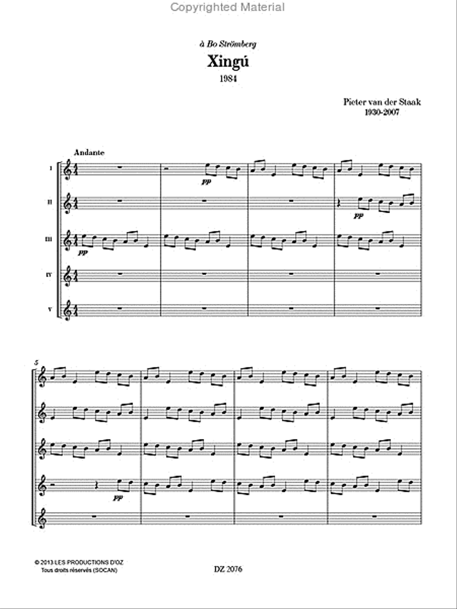 Xingú Xingú Guitar Ensemble scores gallery preview page 2