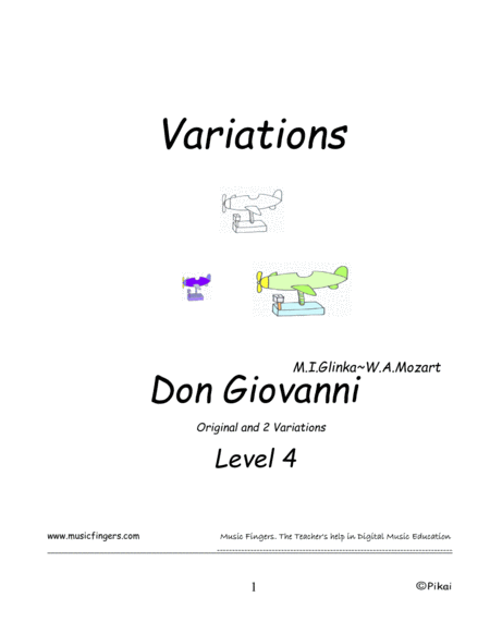 Don Giovanni. Glinka~Mozart. Lev. 4. Variations. image number null