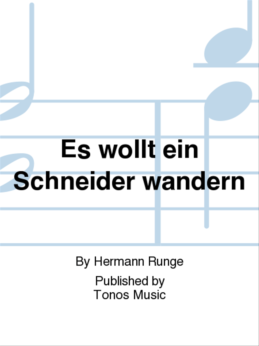 Es wollt ein Schneider wandern 4-Part scores gallery preview page 1