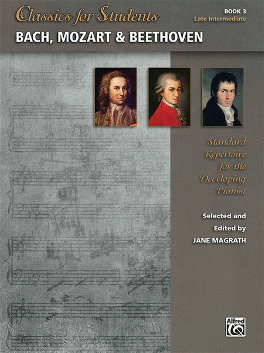 Classics for Students -- Bach, Mozart & Beethoven, Book 3 Piano Method scores gallery preview page 1
