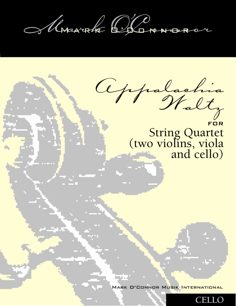 Book cover for Appalachia Waltz (cello part - string quartet