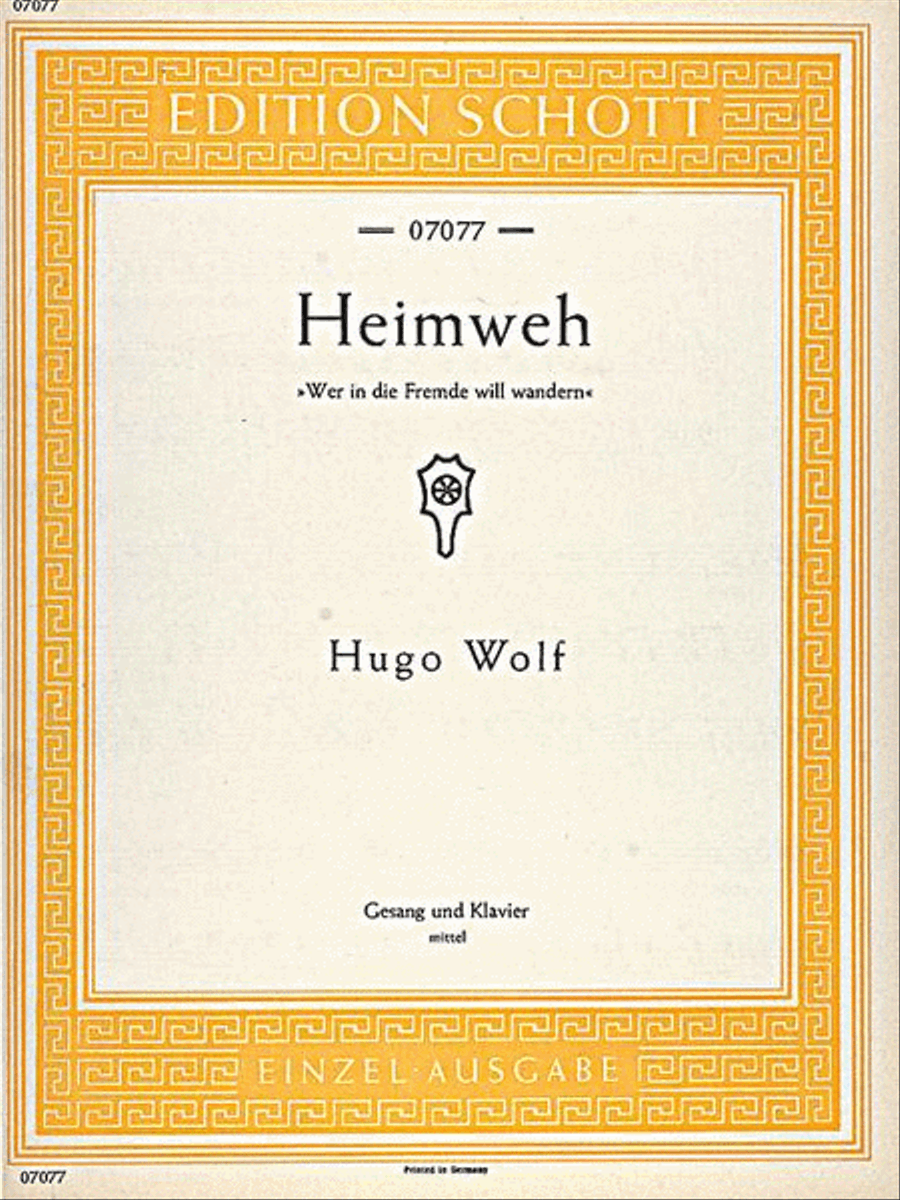 Heimweh Med Voice Heimweh Med Voice Medium Voice scores gallery preview page 1
